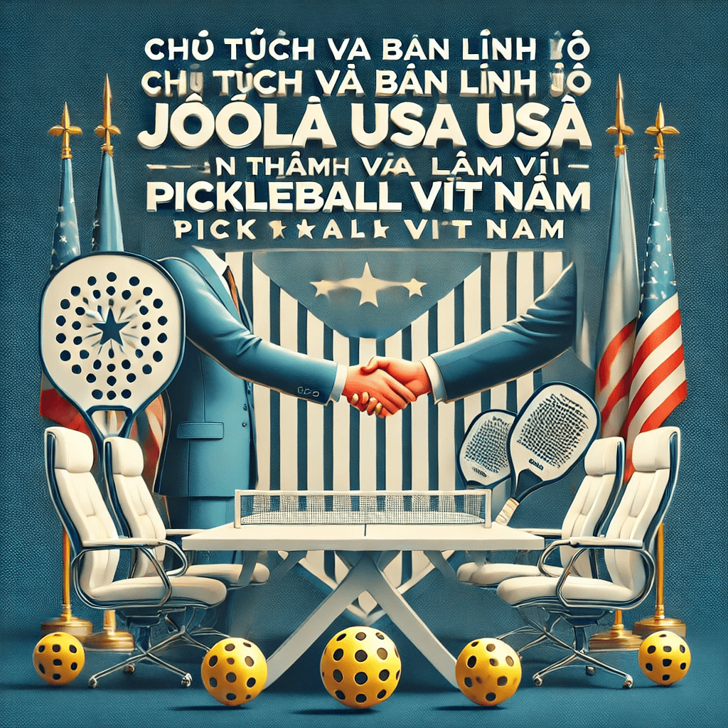Chủ tịch và ban lãnh đạo Joola USA đến thăm và làm việc với Pickleball Việt Nam